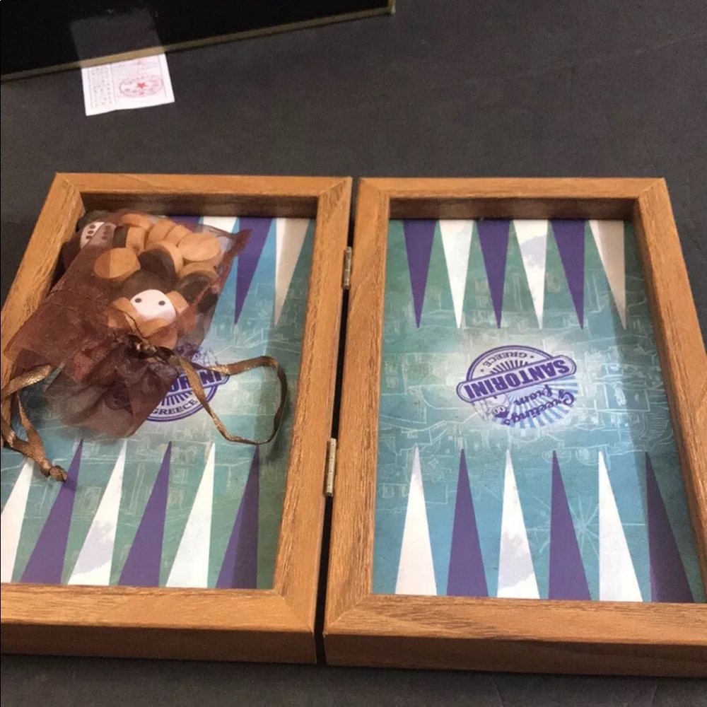 Manopoulos Backgammon,  Hand Made in Greece.